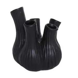 Hogewoning Vase Watrous 25cm Black
