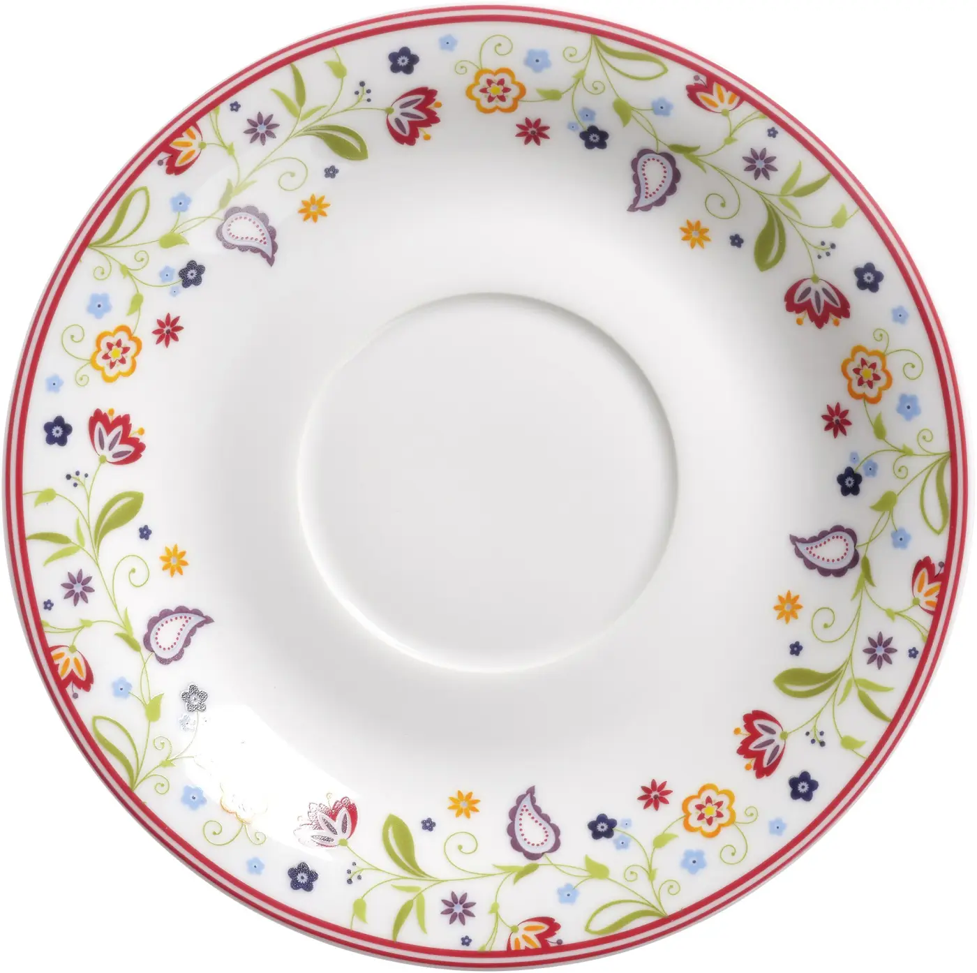 Ritzenhoff Jumbo-Untertasse Shanti 17 cm Bunt