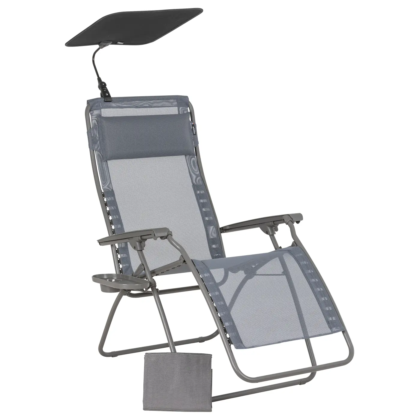 Lafuma Relaxstuhl Zen Silex/Grau ca. 70x85-162x115 cm