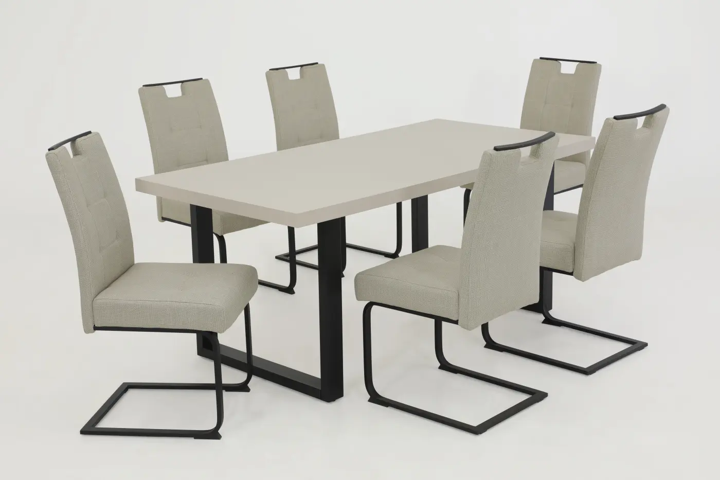 Hela Tisch Meran T Cashmere matt lackiert ca. 180x90 cm