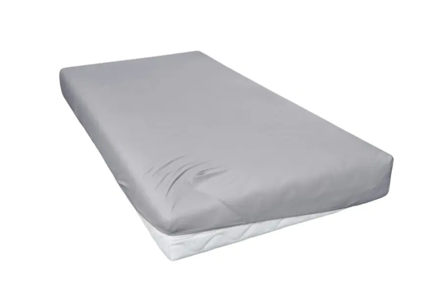 Hahn Haustextilien Spannbetttuch Jersey Hellgrau 90-100x200 cm