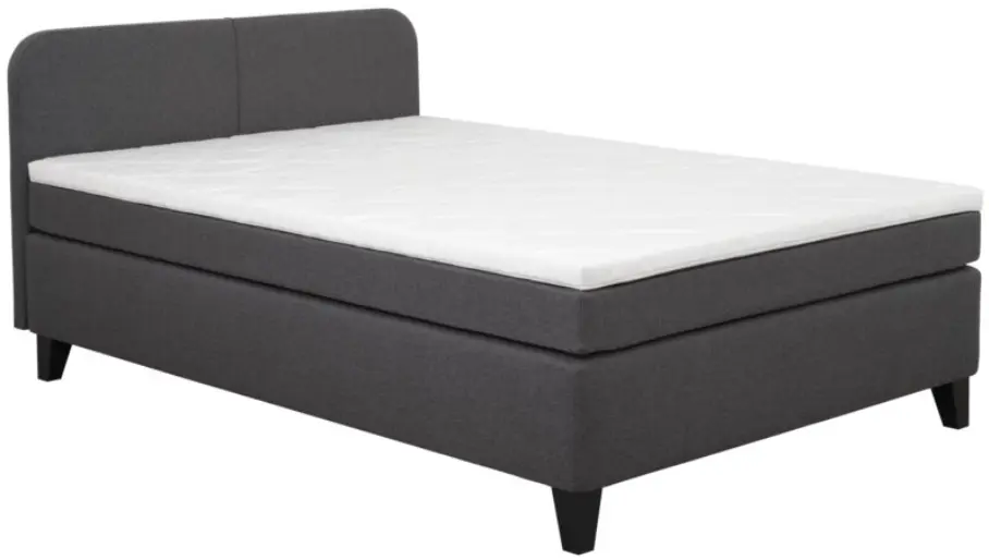 Sun Garden Boxspringbett Joliet Anthrazit ca. 140x200 cm