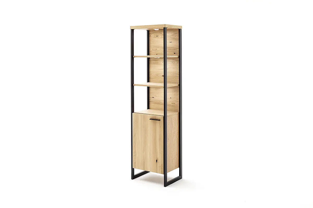 MCA Stauraumelement Balkeneiche - anthrazit ca.50x186x38 cm