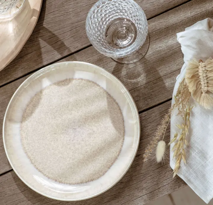 Villeroy & Boch Frühstücksteller Perlemor Sand 24 cm