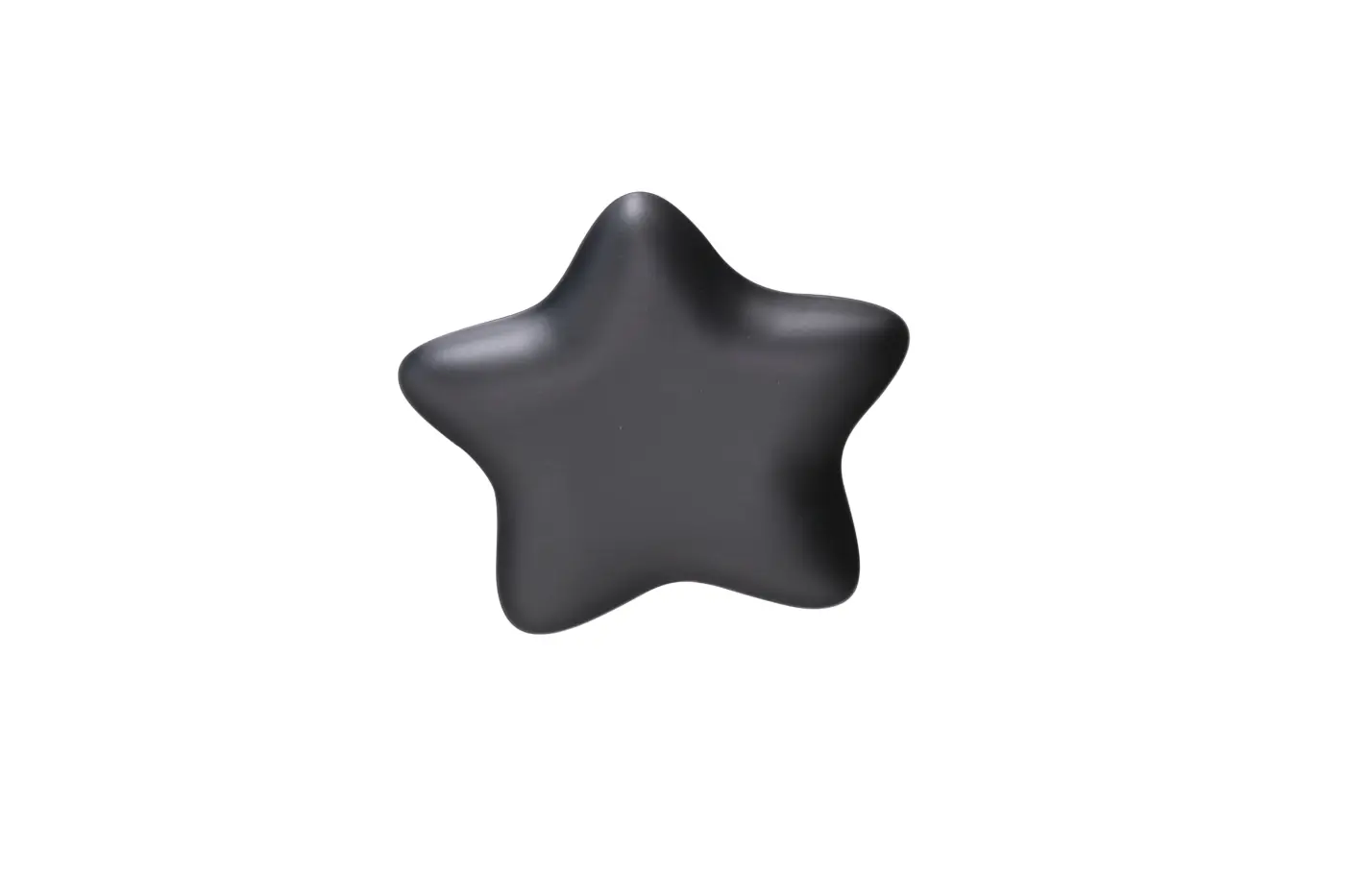 LC Wholesaler Schale sternförmig schwarz 24x23x2,5 cm