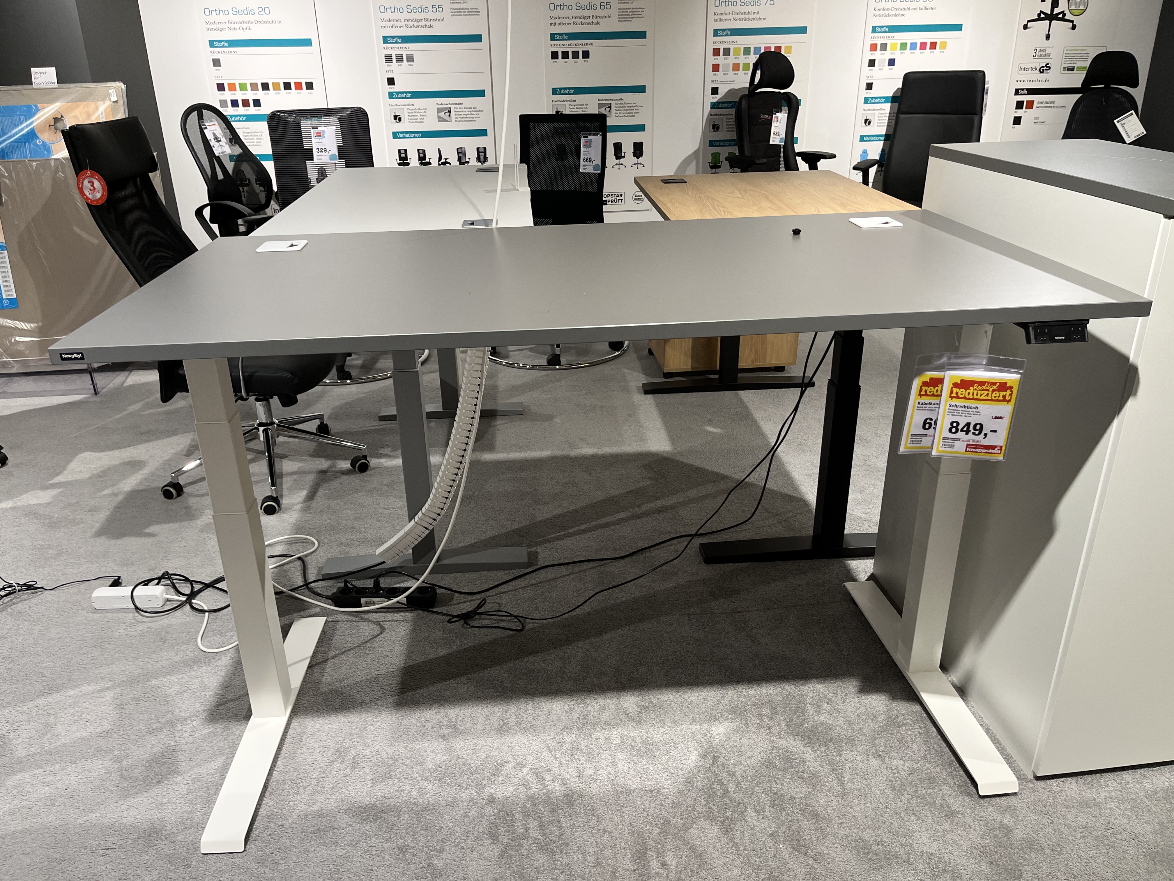 Schreibtisch Melamin MS Slate