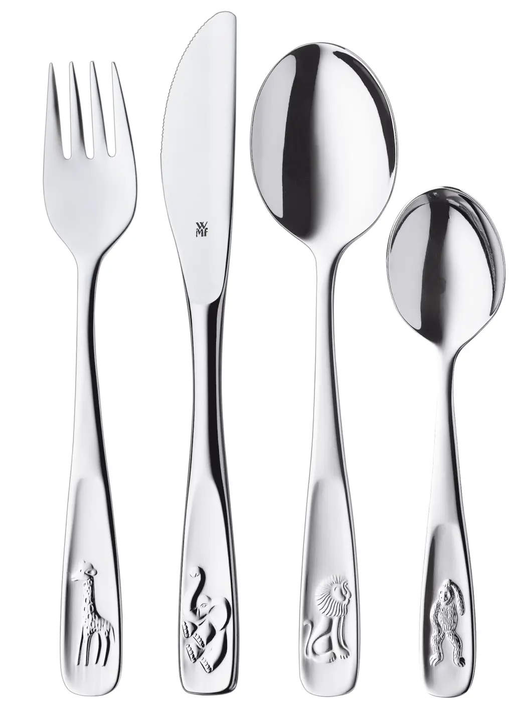 WMF Kinderbesteck-Set Tiere, 4-teilig