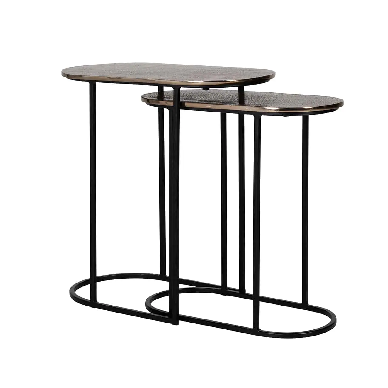 Richmond Interiors End table Chandon set of 2 (Champagne gold)