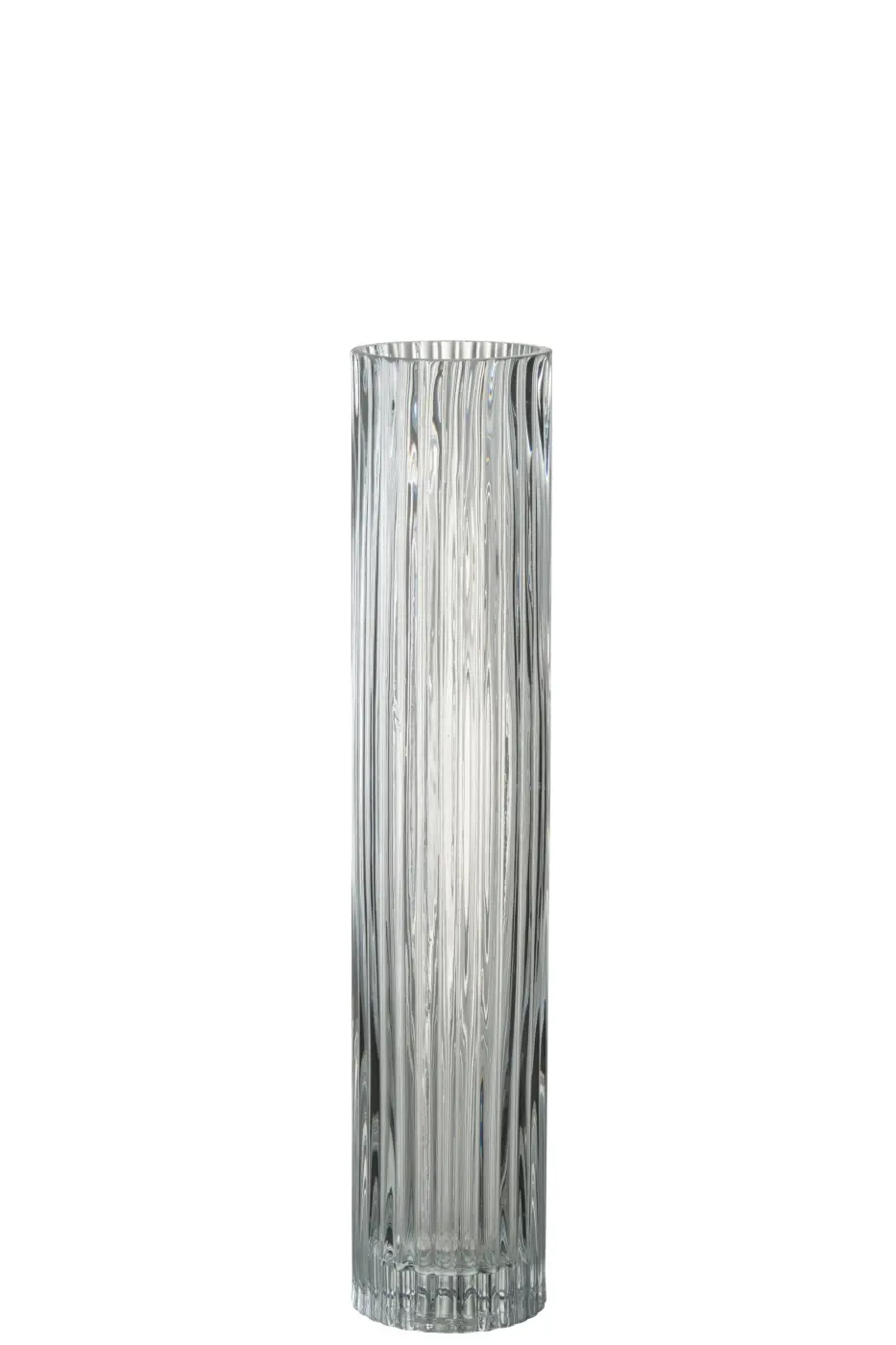 Jolipa Vase Zylinder Glas 8x40 cm, groß