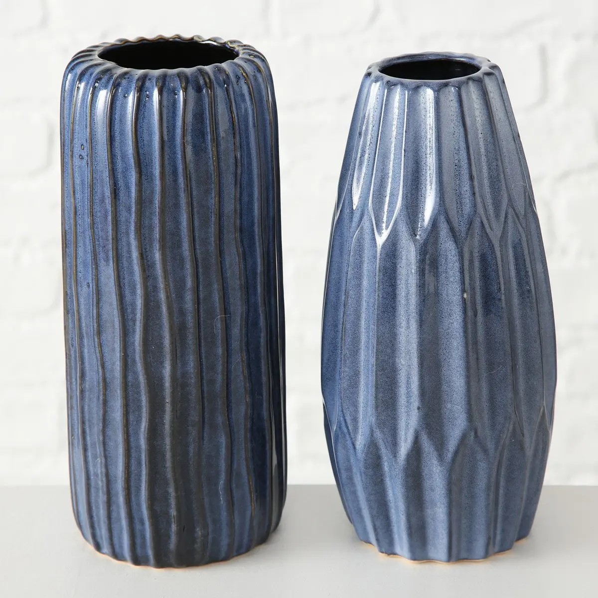 Boltze Vase Aquarel Porzellan 24 cm