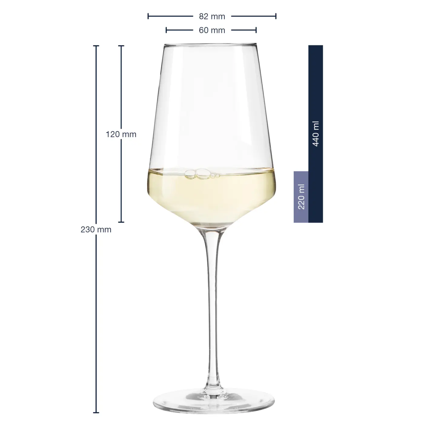 Leonardo Rieslingglas PUCCINI 400 ml klar