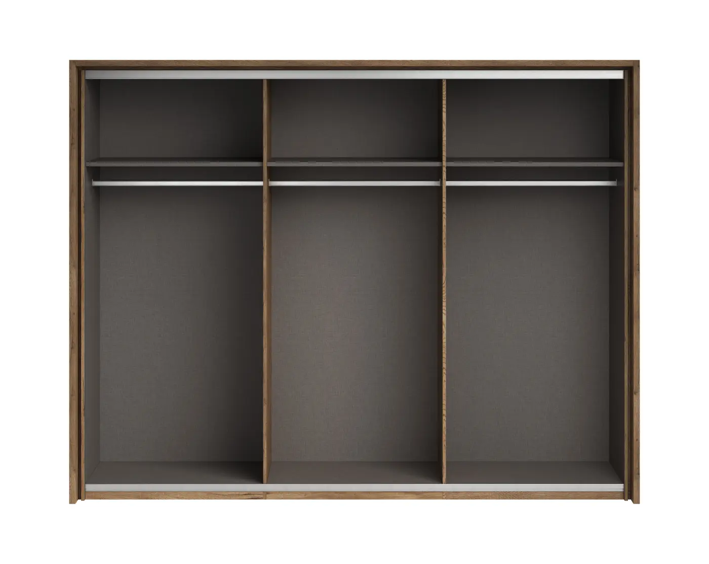 Kleiderschrank Pol Power Schrank LINEA Bartex Eiche/ Graphit