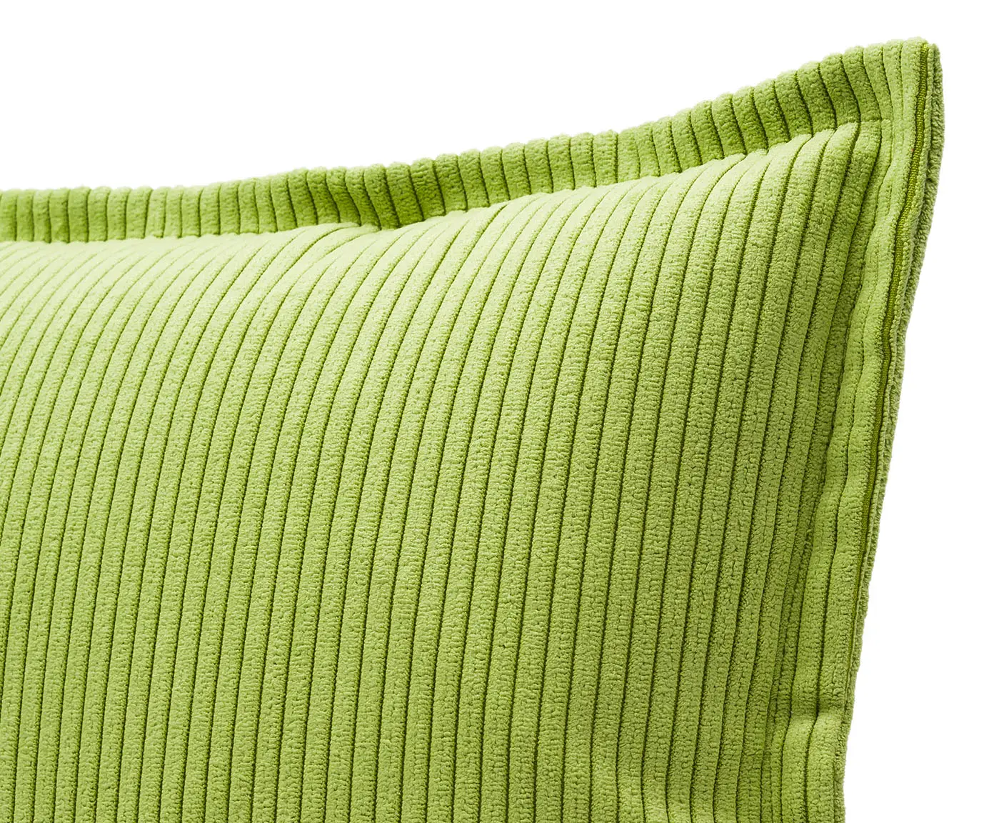 Gözze Capri Kissen Feincord-Optik Grün 40x40 cm