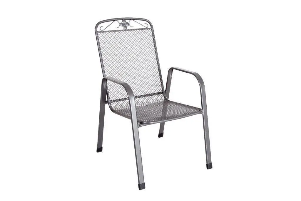 MWH Staoelsessel Streckmetall iron grey