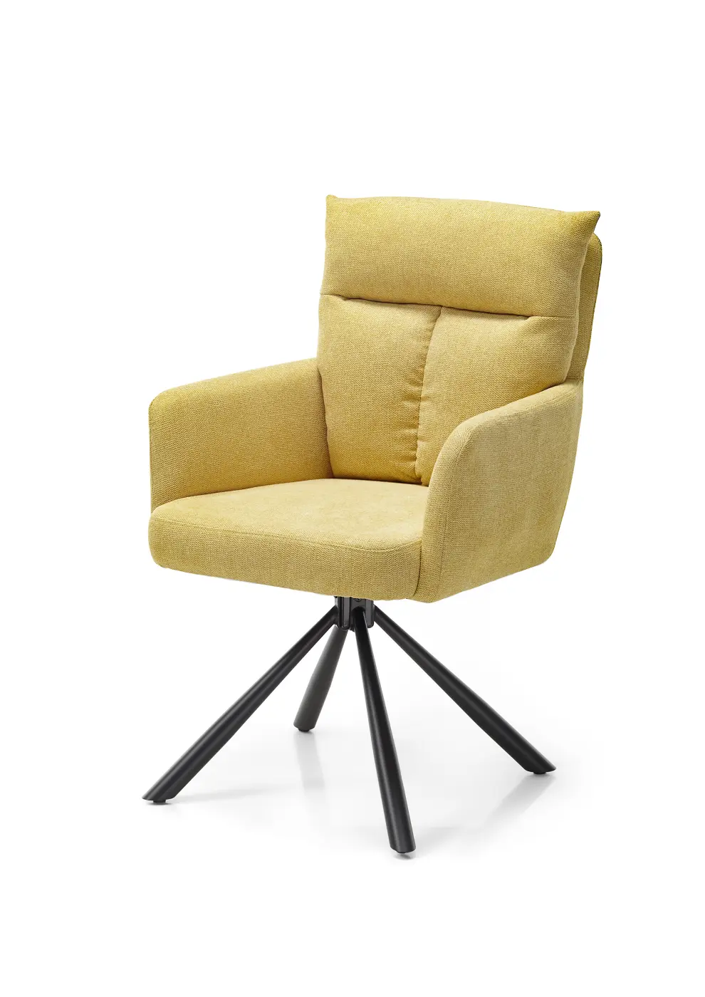 Stolkom Armlehnenstuhl Sofia Gelb 180 Grad drehbar ca. 61x93x66 cmr