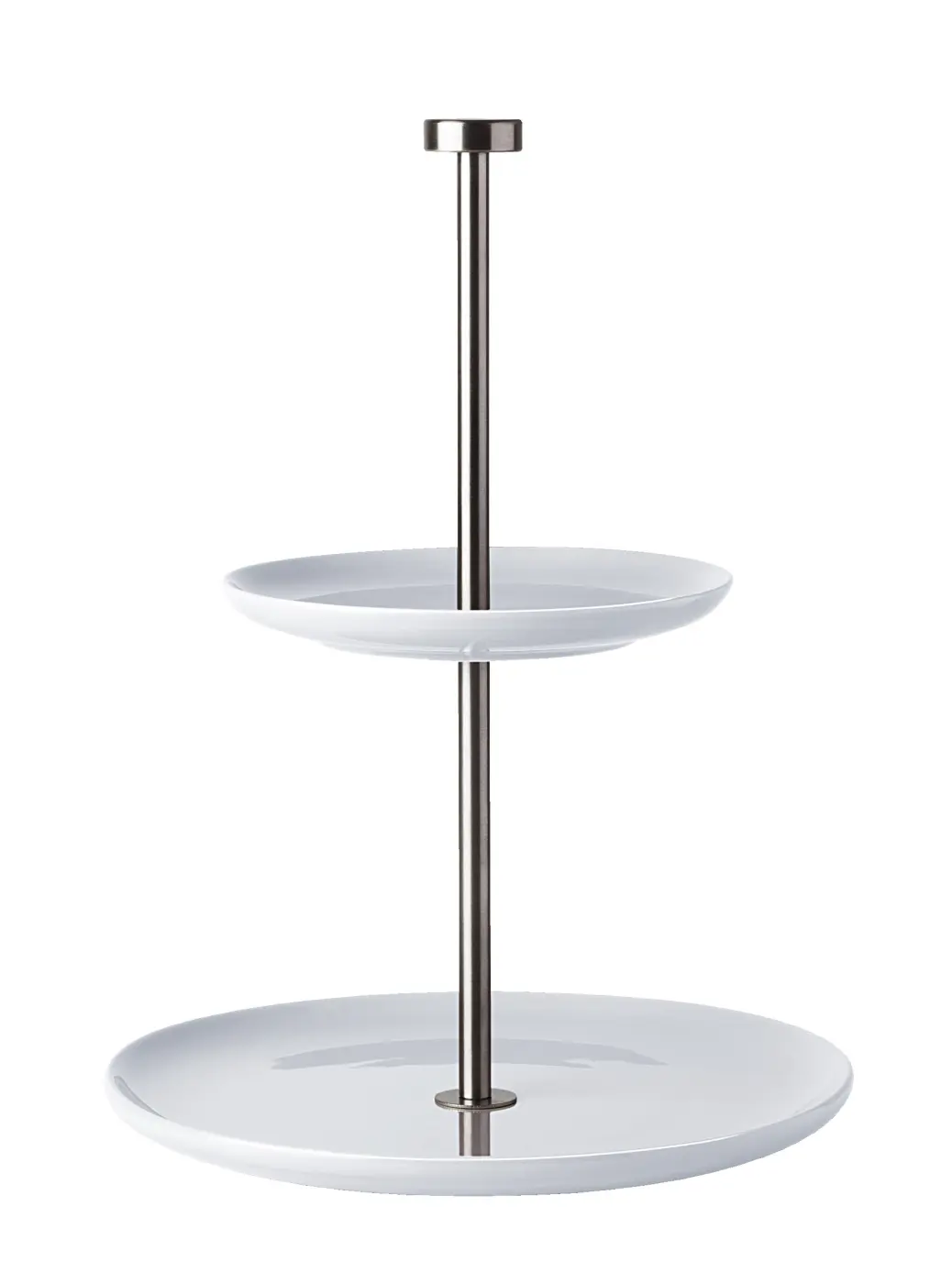 ASA 2-stufige Etagére Grande Flach weiß 22 cm