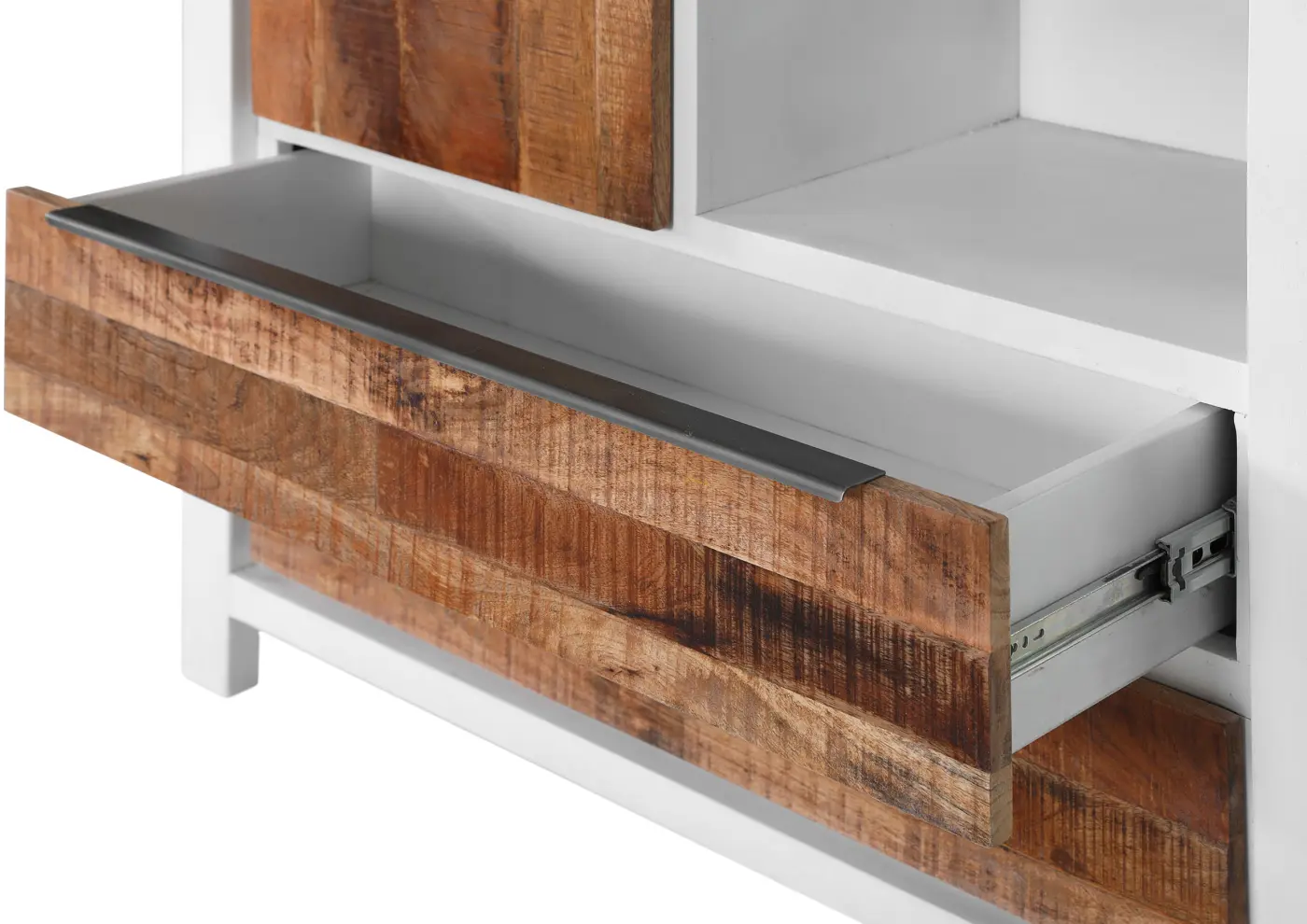 Gutmann Highboard Wilson weiss gewaschen/ natur