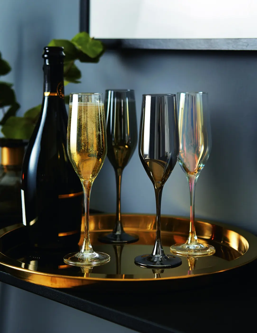 Creatable Longdrink, 4-tlg. Metallfarben