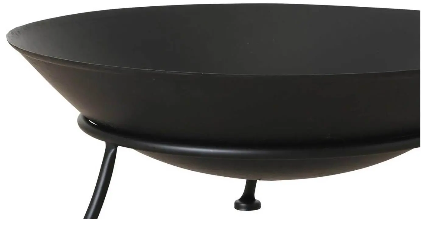 Boltze Feuerschale Schwarz 27 cm 