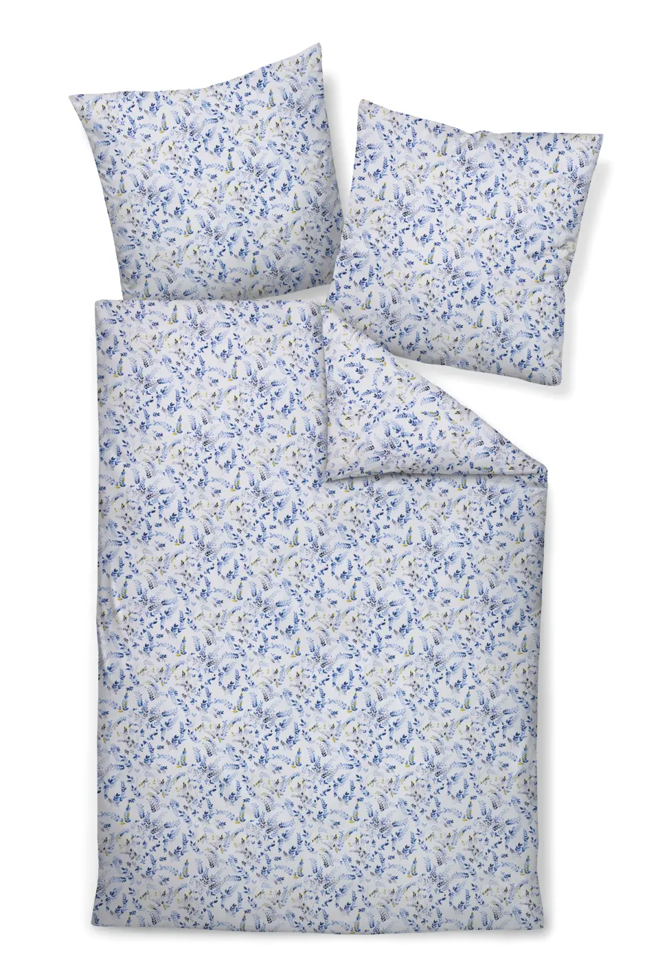 Janine Bettwäsche-Set Moments 135x200+80x80 cm blau