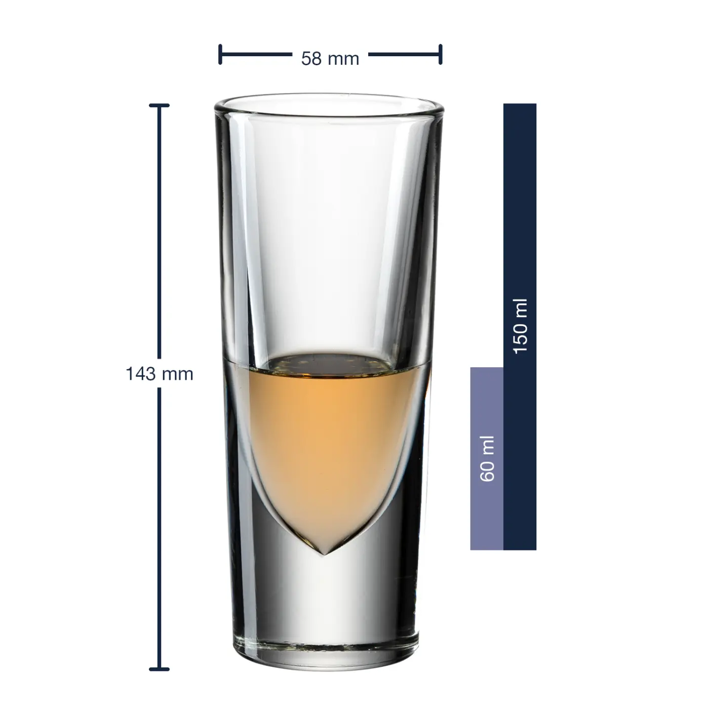 Leonardo Grappa Becher GILLI 150 ml klar