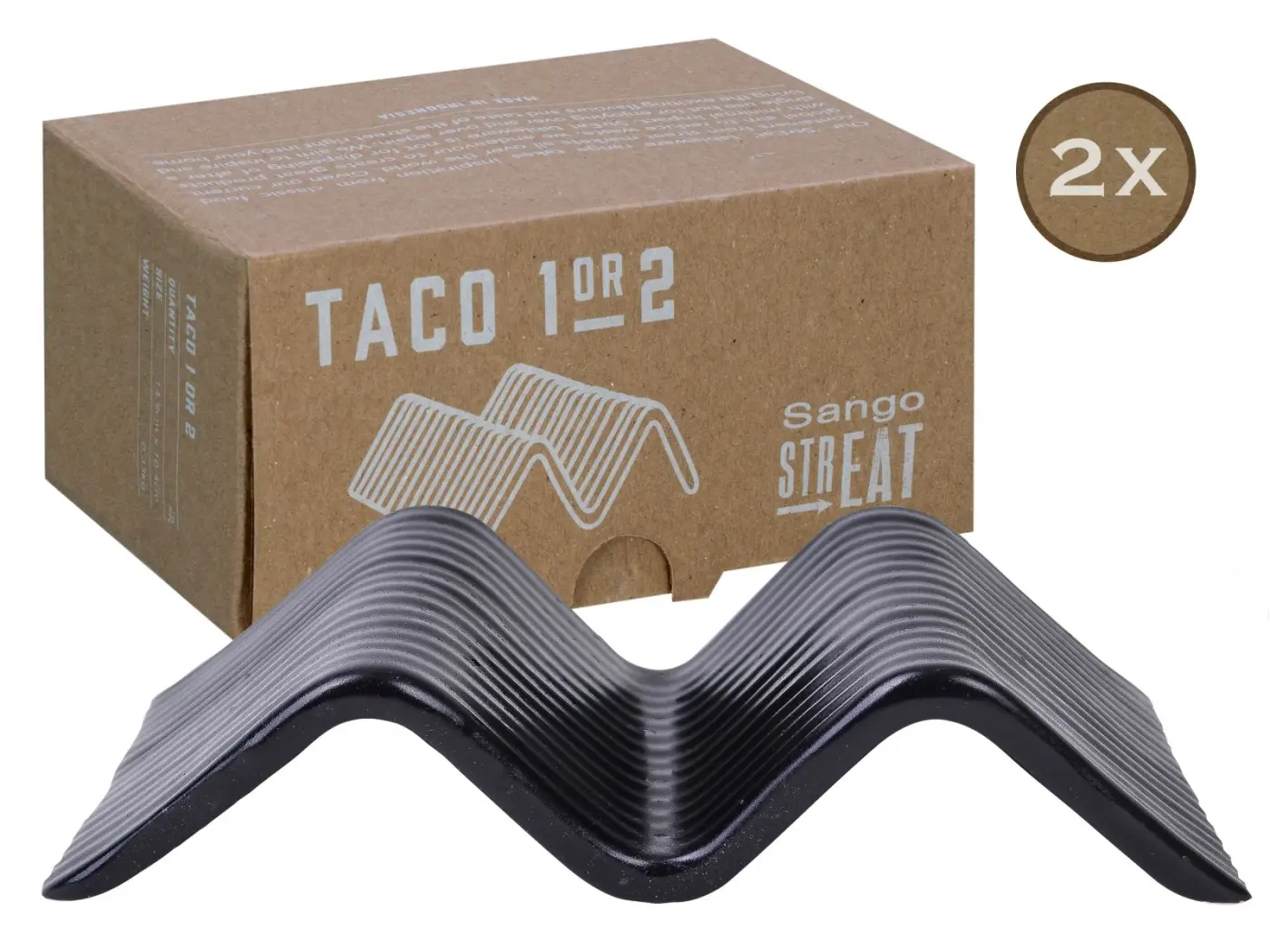 Creatable Streat Taco Stand 1 14,5 x 10,5 cm Schwarz