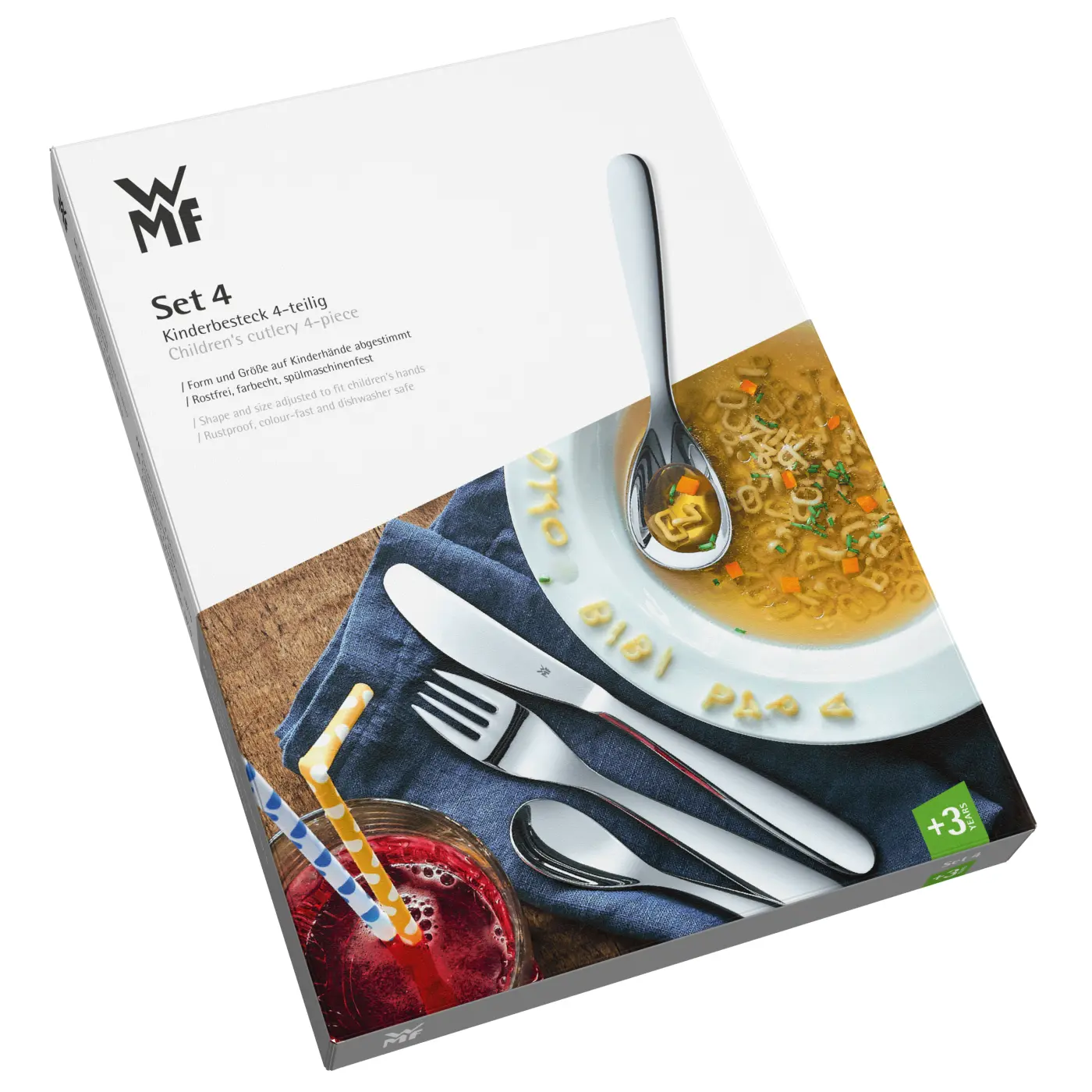 WMF Kinderbesteck-Set Tiere, 4-teilig