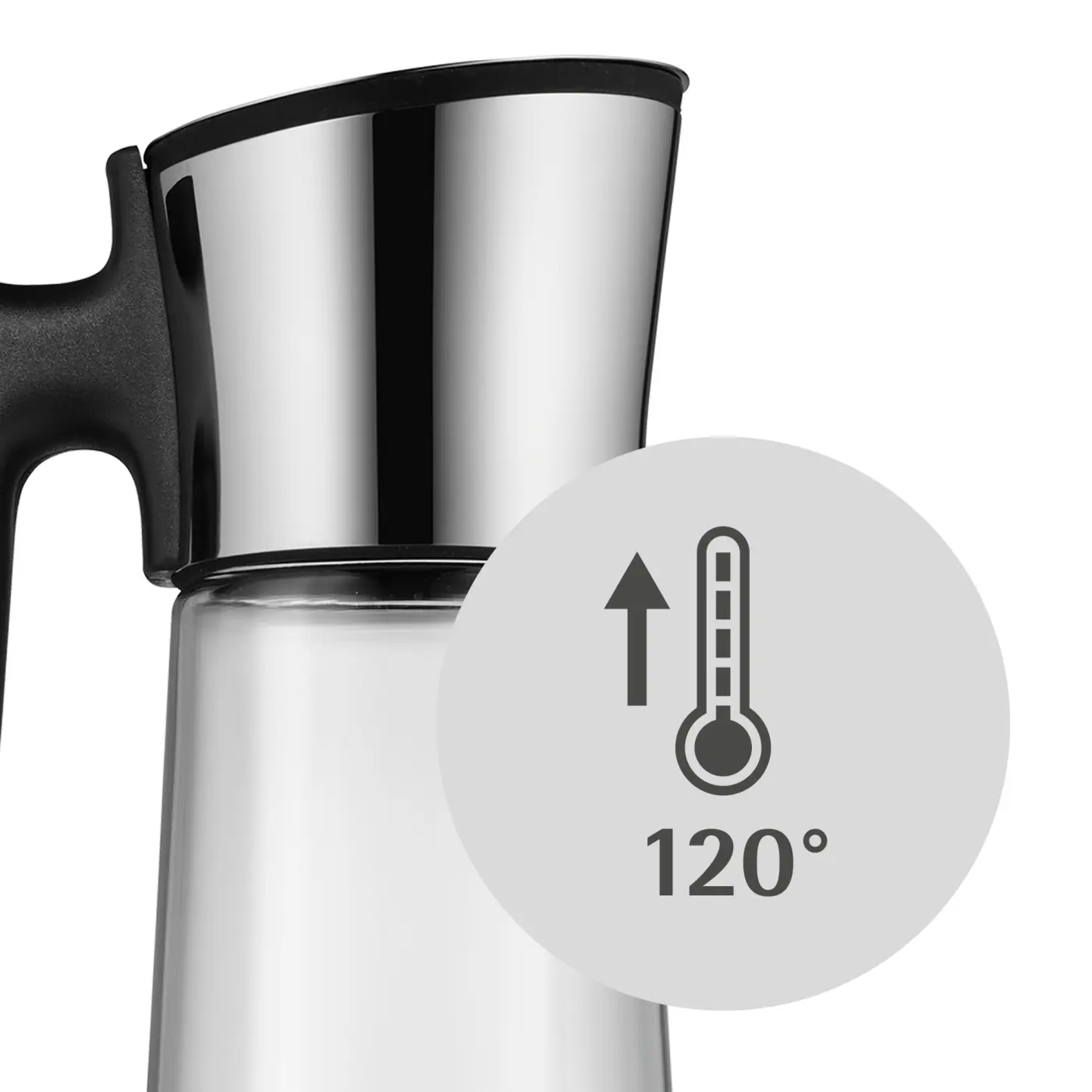 WMF Basic Wasserkaraffe mit Griff, 1,5