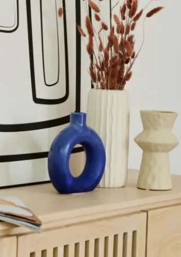 Roomio Vase Abela blau 21 cm