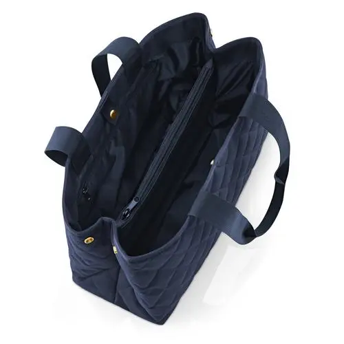 Reisenthel classic shopper L rhombus midnight gold