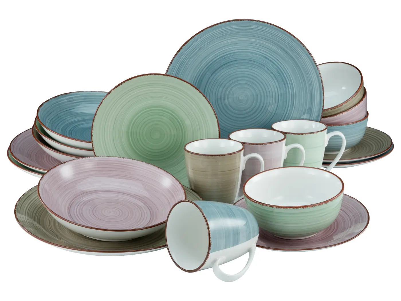 CreaTable Kombiservice Samba 20-tlg Bunt