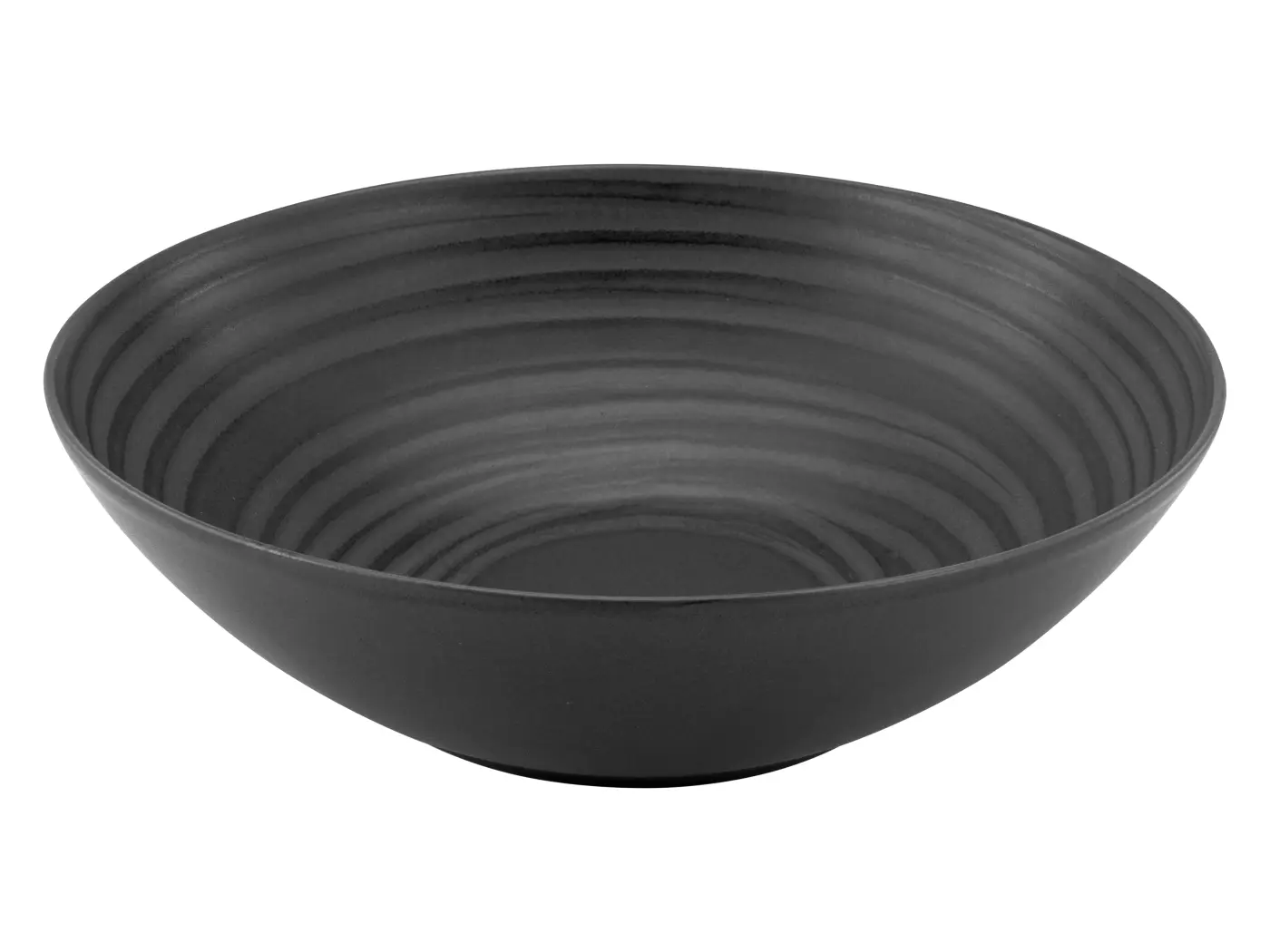 Creatable Salatschüssel Lava black stone 24 cm