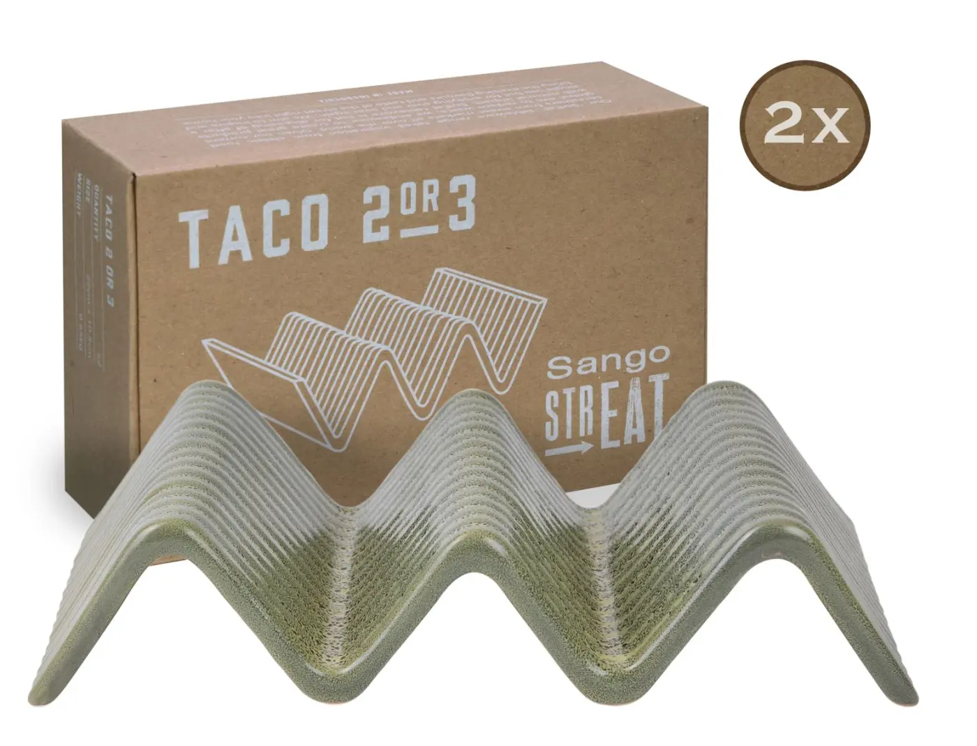 Creatable Streat Taco Stand 2 22x10,5 Grün