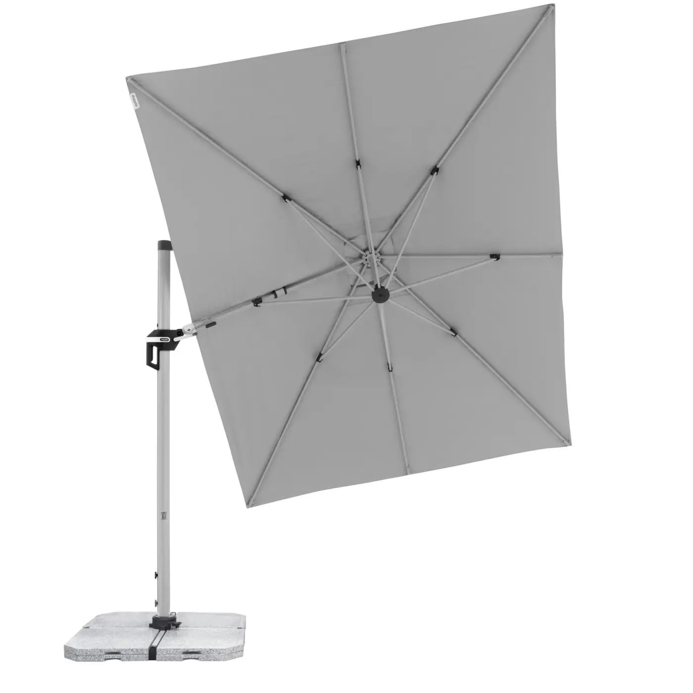 doppler Pendelschirm ACTIVE II 350x260, ca. 350x260/8tlg. D. 827 hellgrau 469266827 260 350