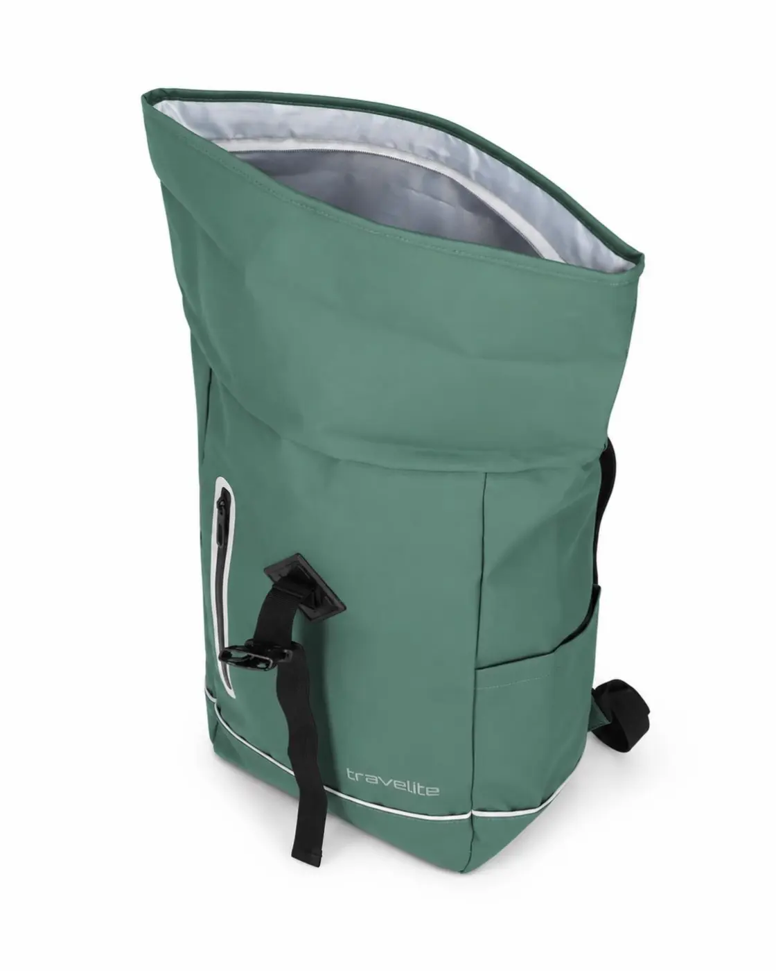 Travelite Backpack Roll-up Basics Pine Green 26x48x15 cm