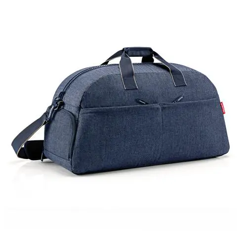 Reisenthel overnighter plus herringbone dark blue