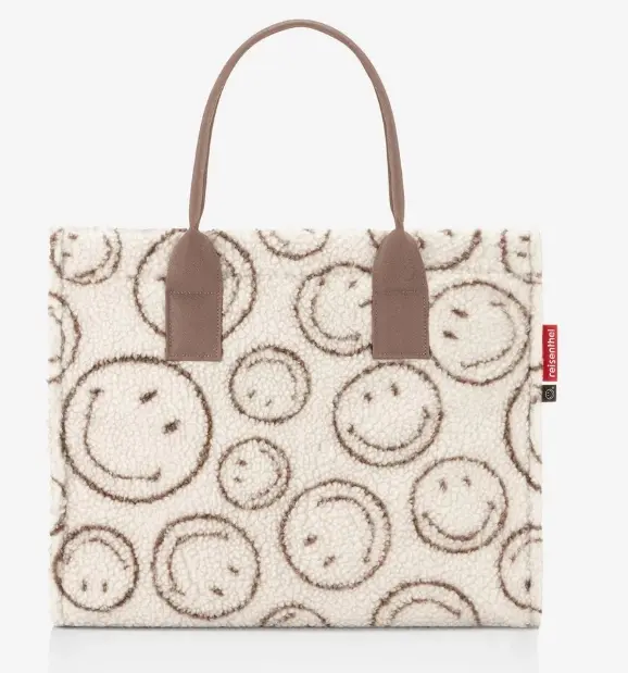 reisenthel Daily Shopper Smiley Teddy chocolate  ca. 42x35x17 cm