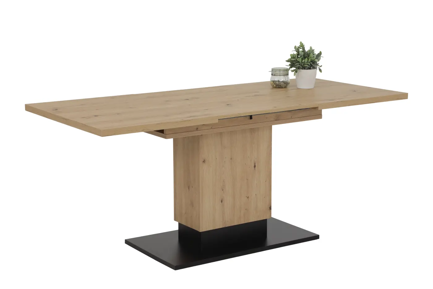 Hela Säulentisch Lorena T Artisan Eiche/Schwarz