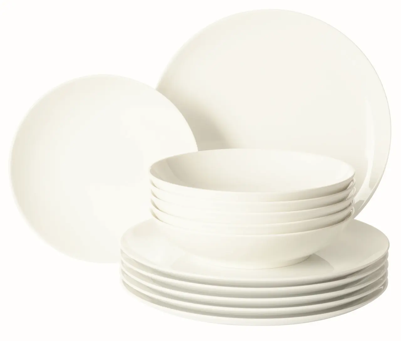 Seltmann Weiden Tafelservice 12-tlg. Creme Savona
