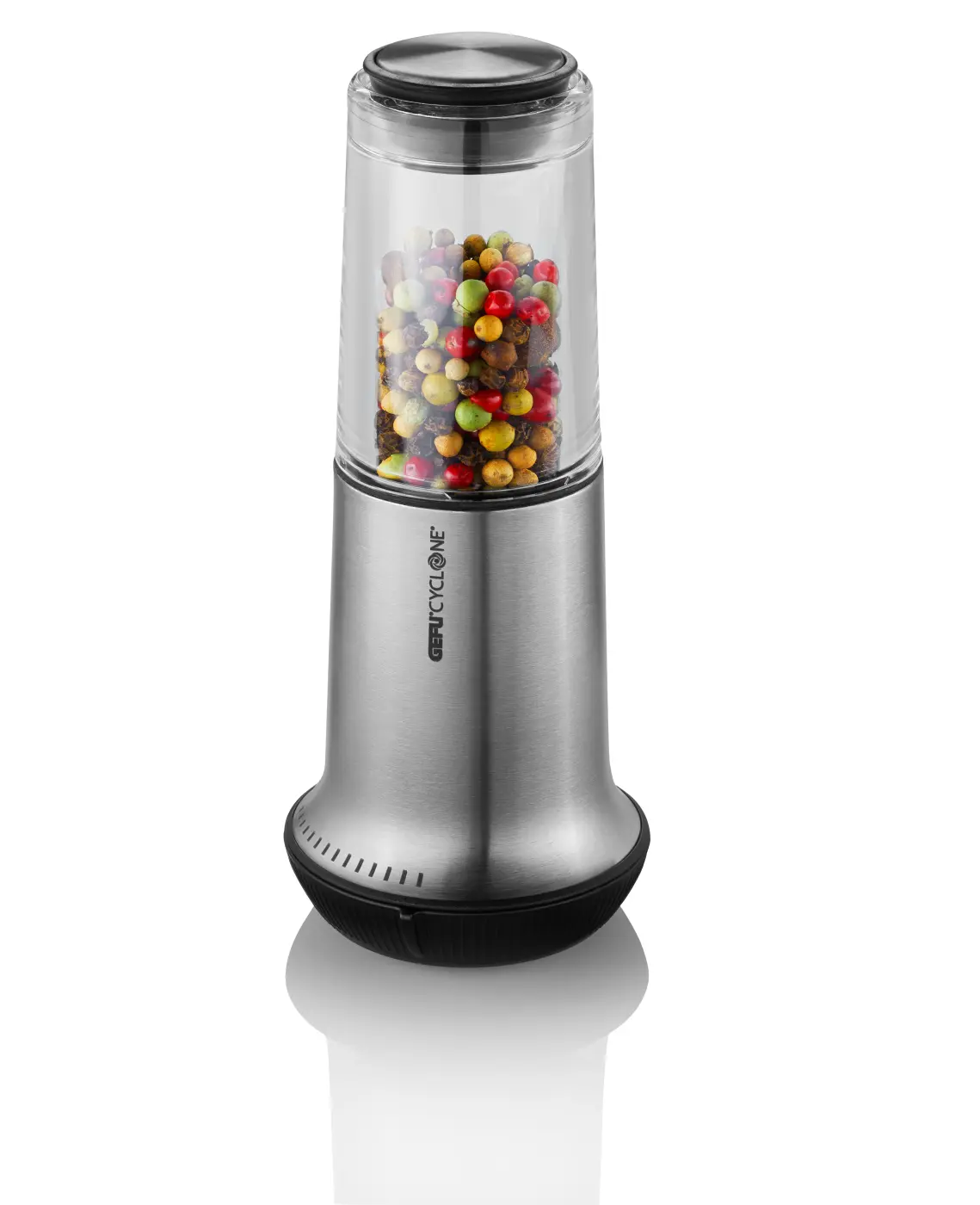 GEFU Salz- oder Pfeffermühle X-PLOSION® silber 18,5 cm