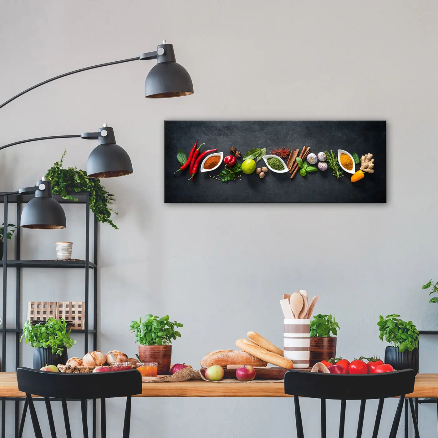 ars graphica Canvas-Slim - Canvas-Slim: Food-Love