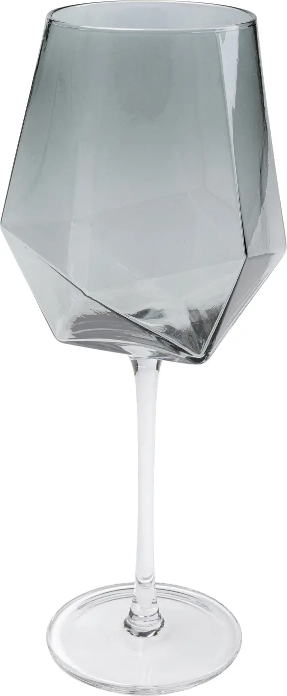 Kare Design Weinglas Diamond Smoke