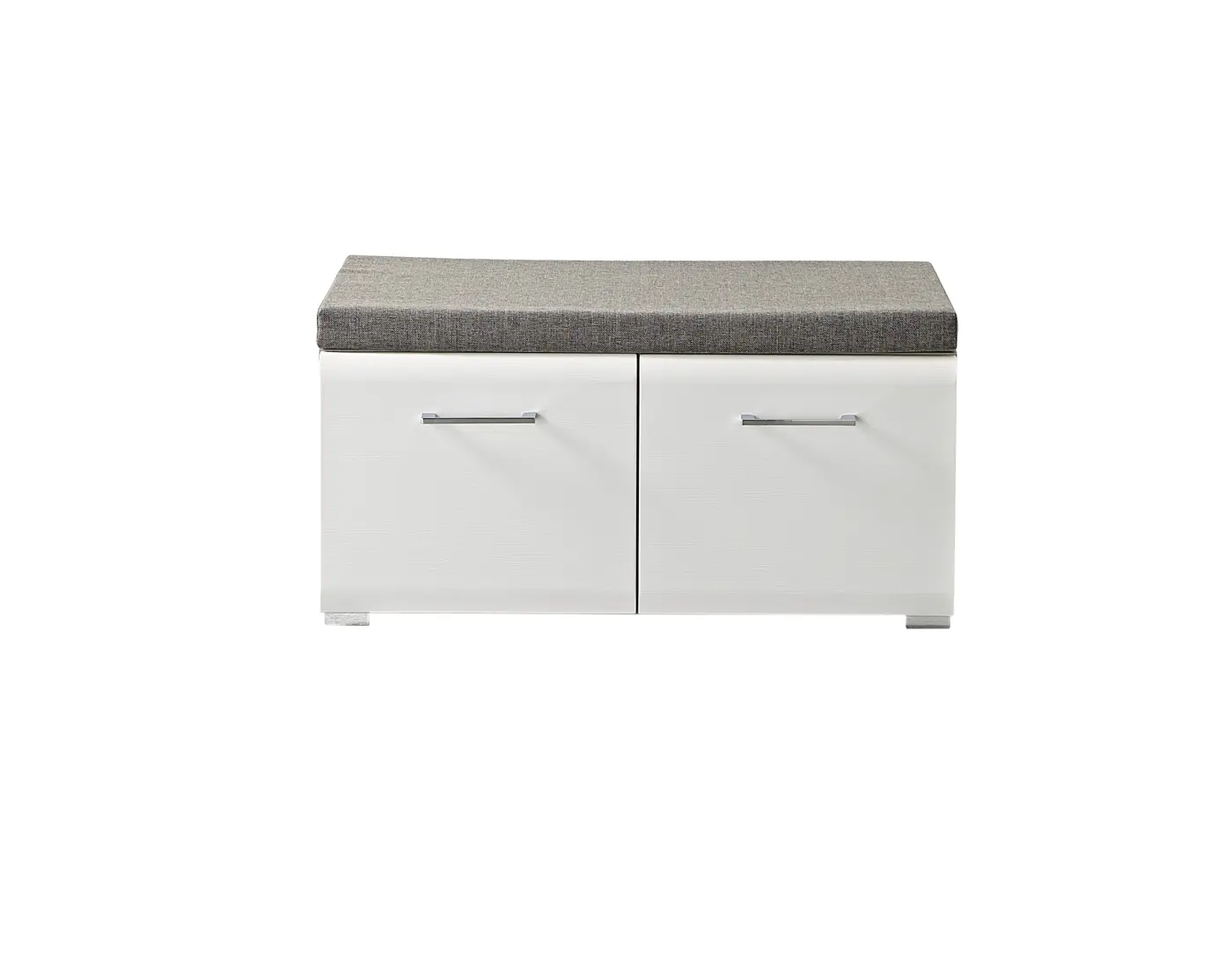Innostyle Bank Funny 3K16HW60 Weiß MDF/Silbereiche MDF BxHXT ca.84x37x40 cm 