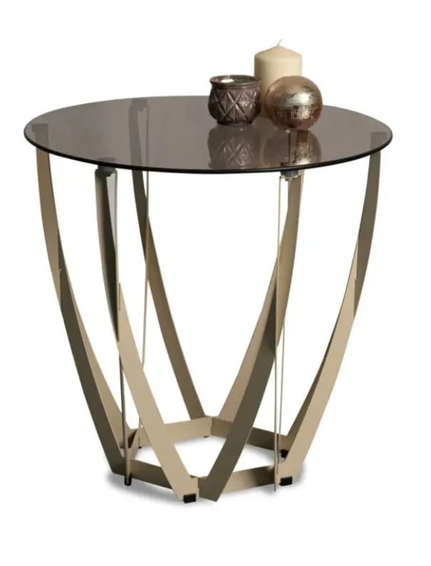 M2 Kollektion Couchtisch Maya 1 Bronze/Kaschmir ca. 50 cm