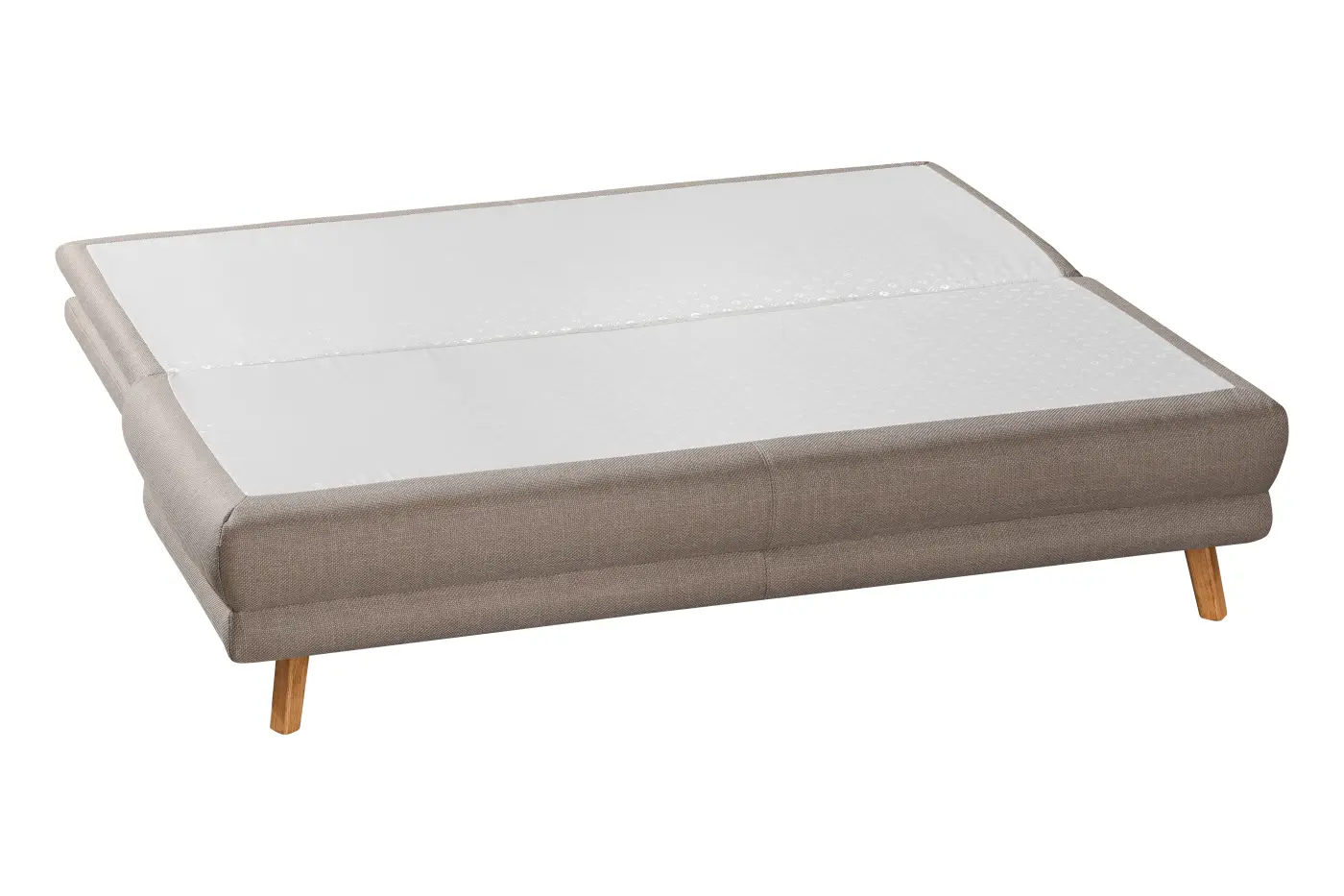 Restyl Schlafsofa Boyd Beige ca. 140x194 cm mit Bettkasten ohne Hubbeschlag