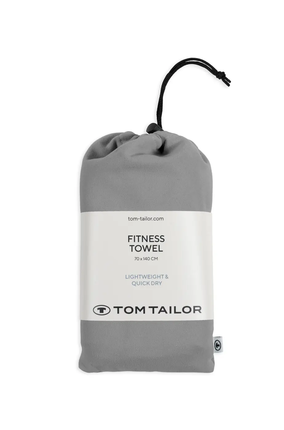 Tom Tailor Fitness Towel dark grey 1x 70x140 cm