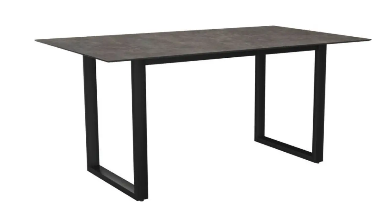 Stern Kufentisch Stone/Anthrazit ca. 160x90 cm