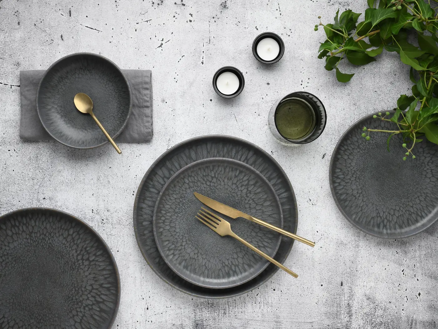 Creatable Mehrzweckschale Uno Volcano 16 cm Schwarz