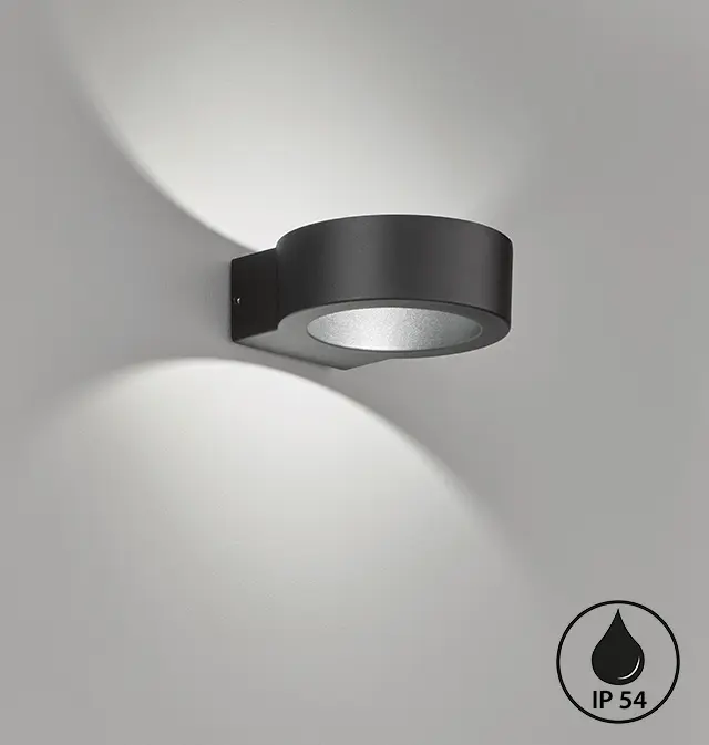 F&H Wandleuchte, 30382 Schwarz