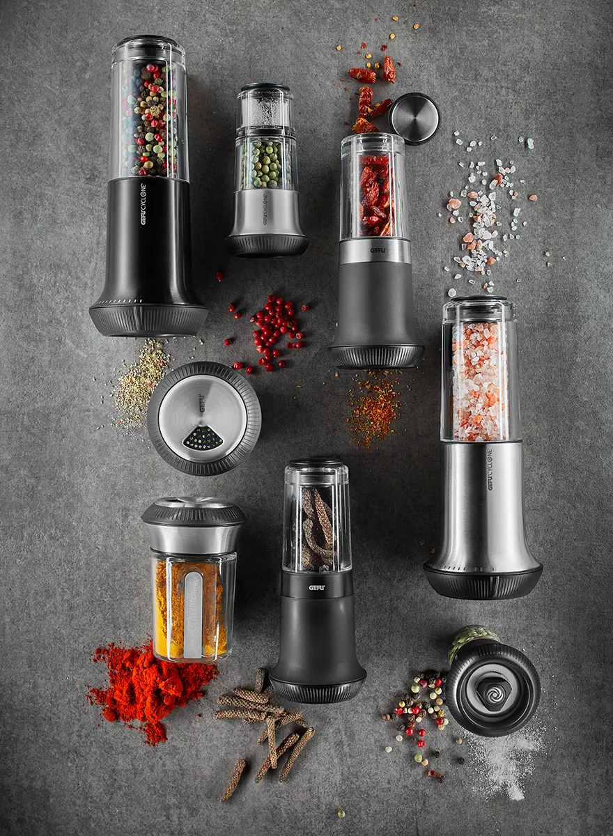 GEFU Salz- oder Pfeffermühle X-PLOSION® silver 15 cm